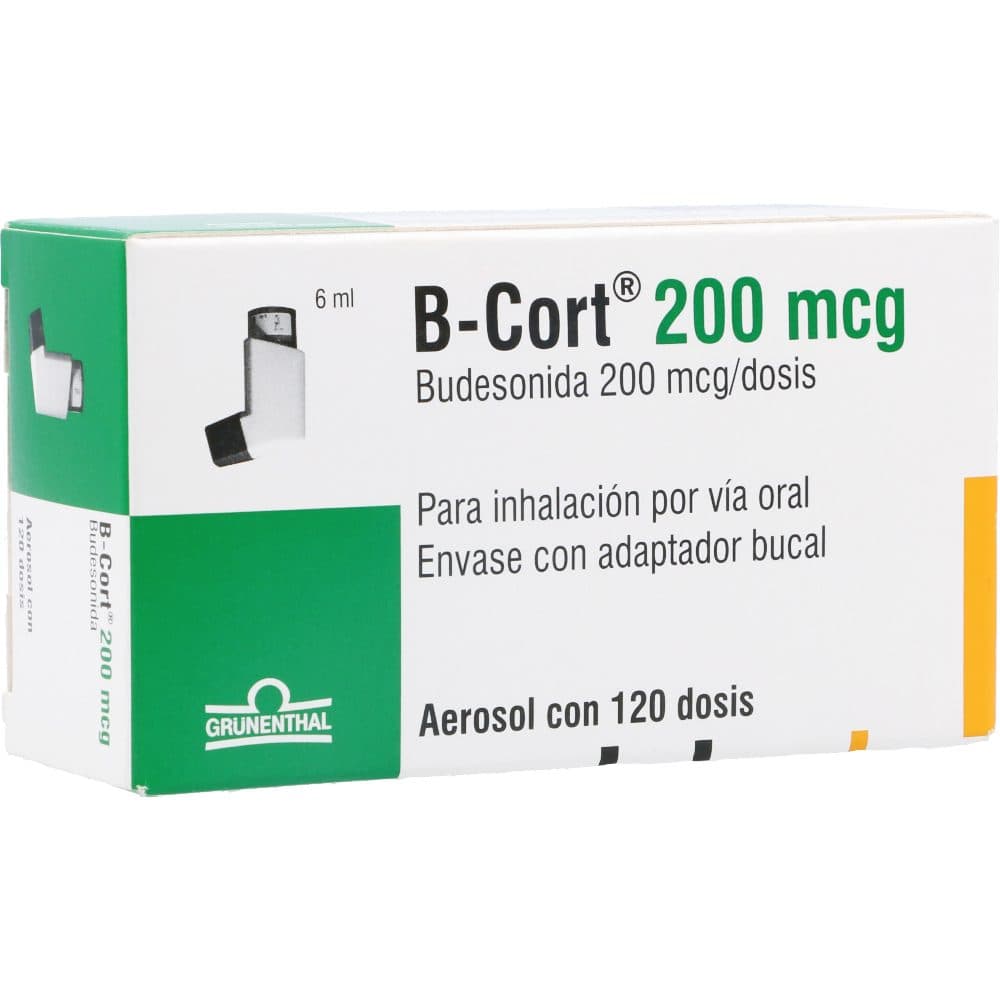 B-Cort Bronquial Ad 200Mcg/Dosis Aerosol Frasco X 120 Dosis