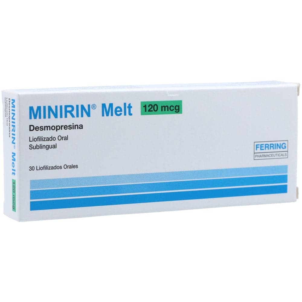 Minirin Melt Sublingüal 120Mcg Caja X 30 Tabletas