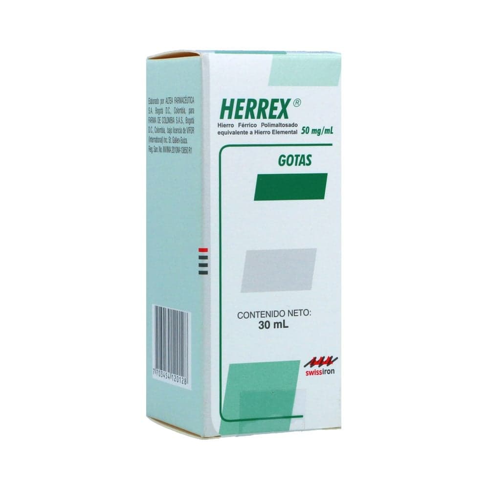 Herrex Gotas 50Mg/Ml Frasco X 30Ml