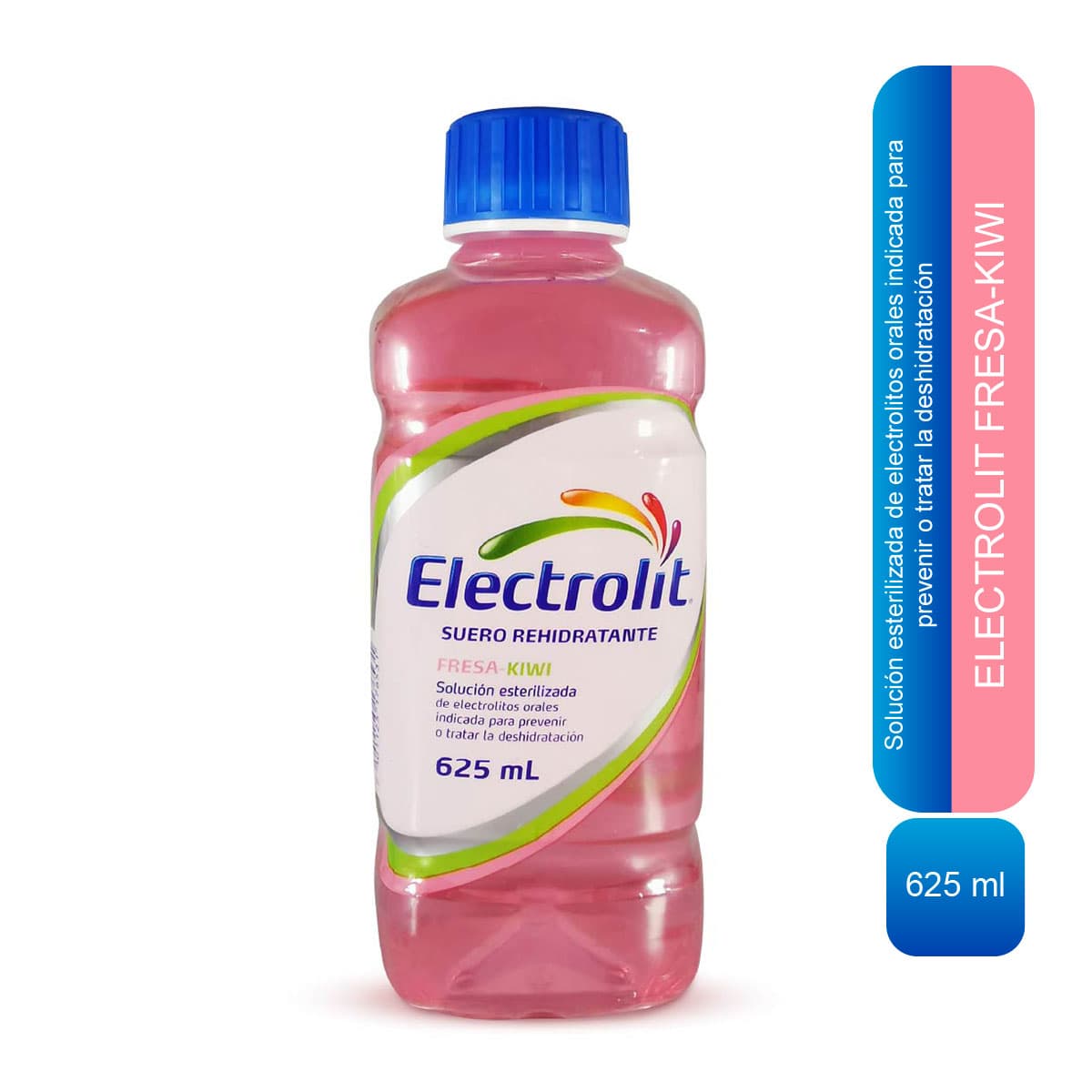 Suero Electrolit Sabor Fresa Kiwi 30 mEq 625 ml