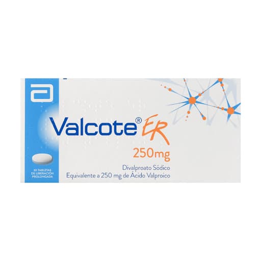 Valcote Tabletas Liberación Retardada 250Mg Caja X 30
