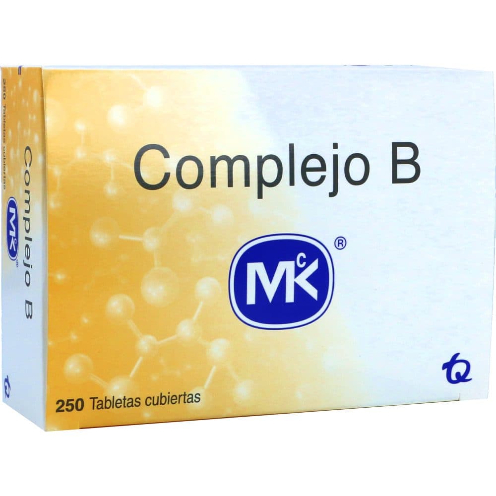 Complejo B Tabletas Cubiertas Blister X 10