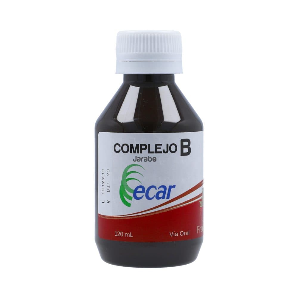Complejo B Jarabe Ecar Frasco X 120 Ml