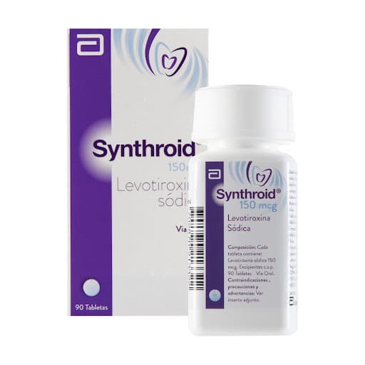 Synthroid 150Mcg Frasco X 90 Tabletas