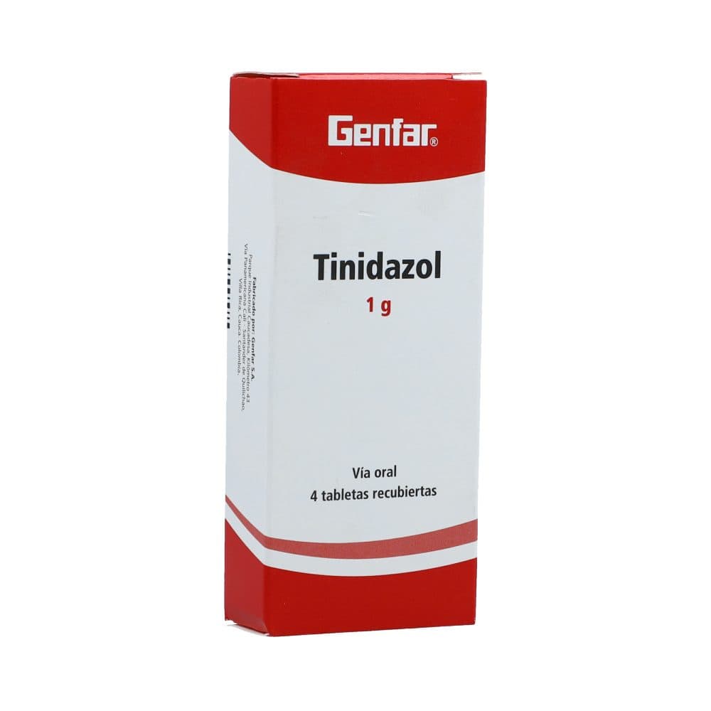 Tindazol Genfar 1Gr Caja X 4 Tabletas