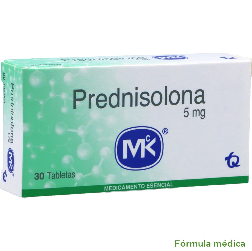 Prednisolona 5Mg Tableta Caja X 30 Tabletas