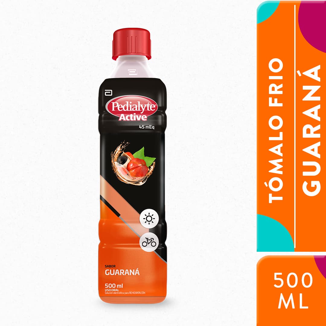 Suero Rehidratante Pedialyte Active 45 Guarana 500 Ml