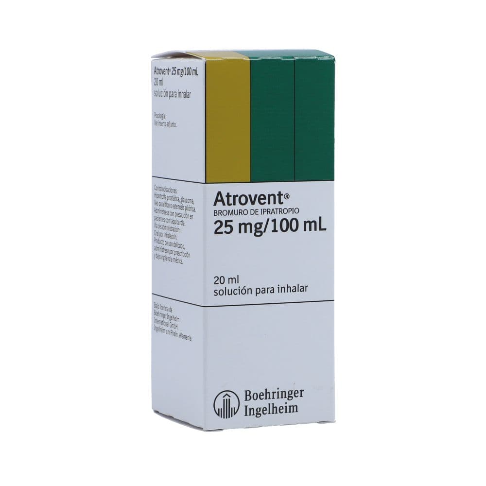 Atrovent Solución Para Inhalar 0,03% Frasco X 20Ml