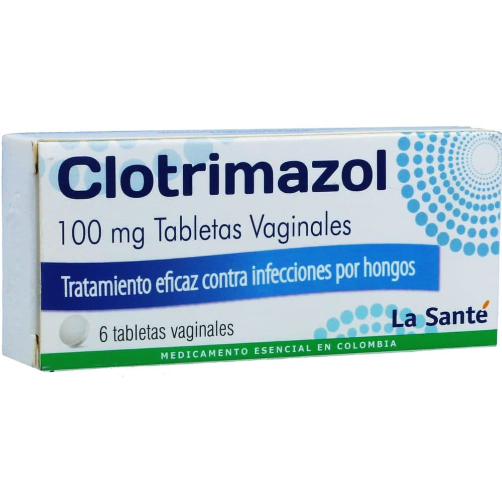 Clotrimazol La Santé 100Mg Caja X 6 Tabletas Vaginal