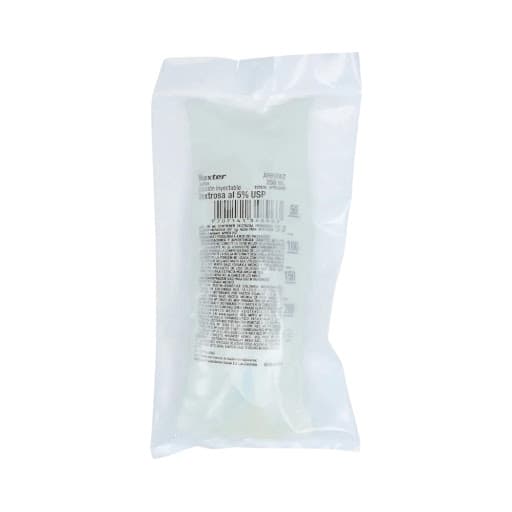 Dextrosa Al 5% Solución Inyectable Bolsa X 250Ml