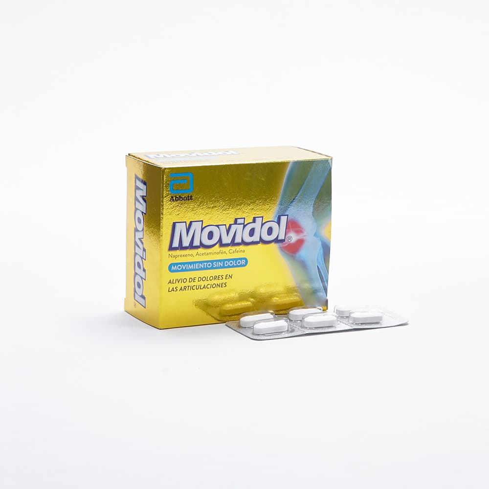 Movidol Tableta Recubiertas (250+65+220)Mg Tableta Recubierta Blister X 6