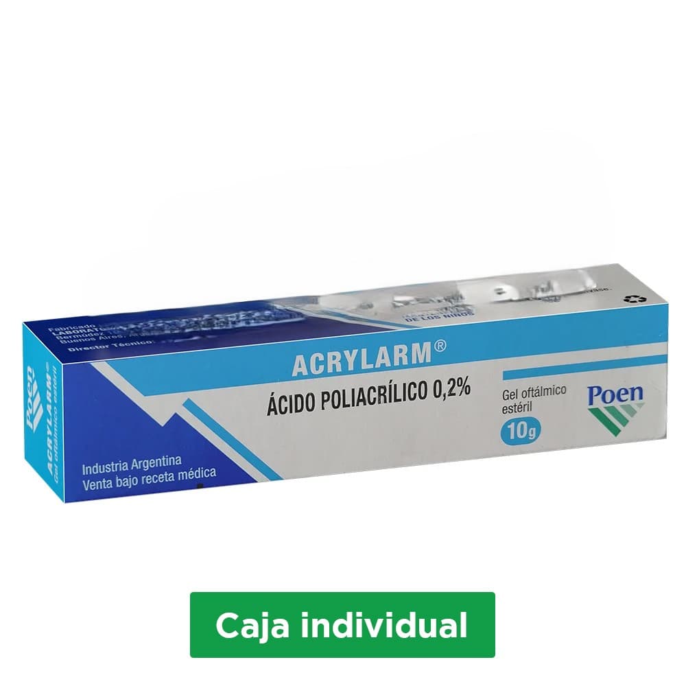 Acrylarm Gel Oftalmico Esteril 0,2% Caja X 1 Tubo X 10Gr
