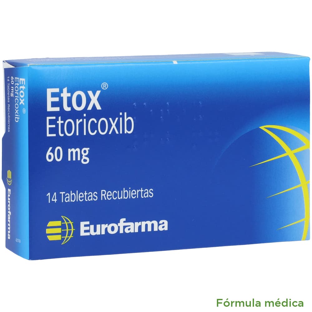 Etox 60 Mg Caja X 14 Tabletas Recubiertas