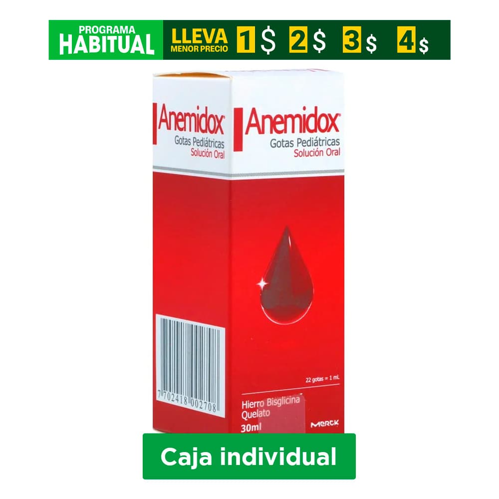 Anemidox Gotas Pediátricas Solución Oral Frasco X 30Ml