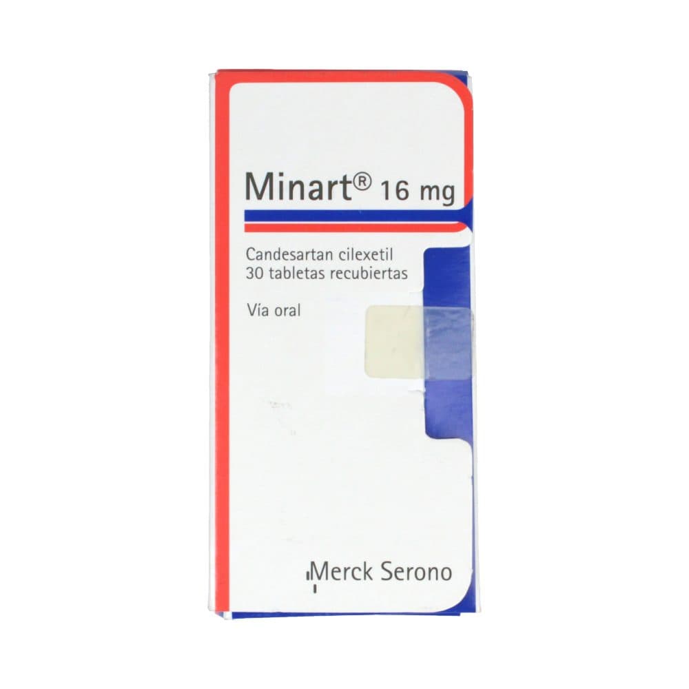 Minart 16Mg Caja X 30 Tabletas Recubiertas