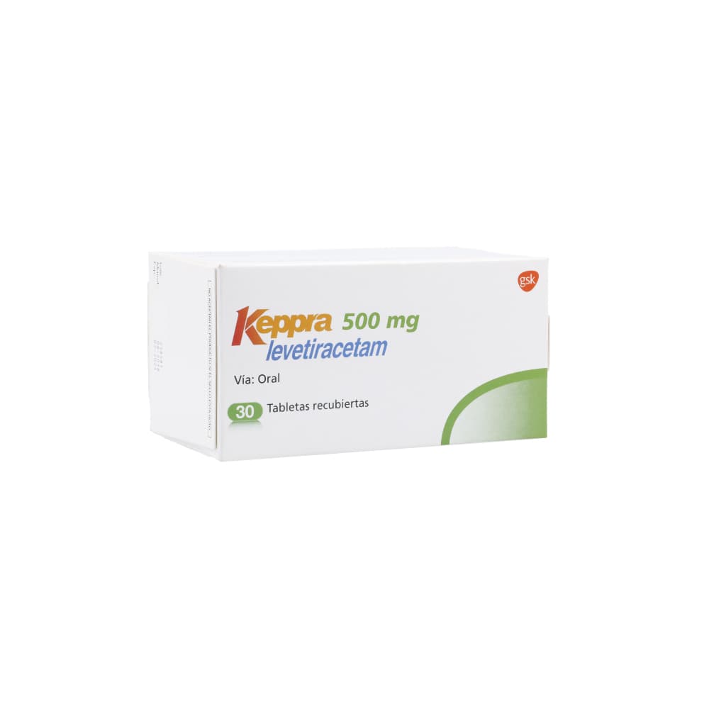 Keppra 500Mg Caja X 30 Tabletas