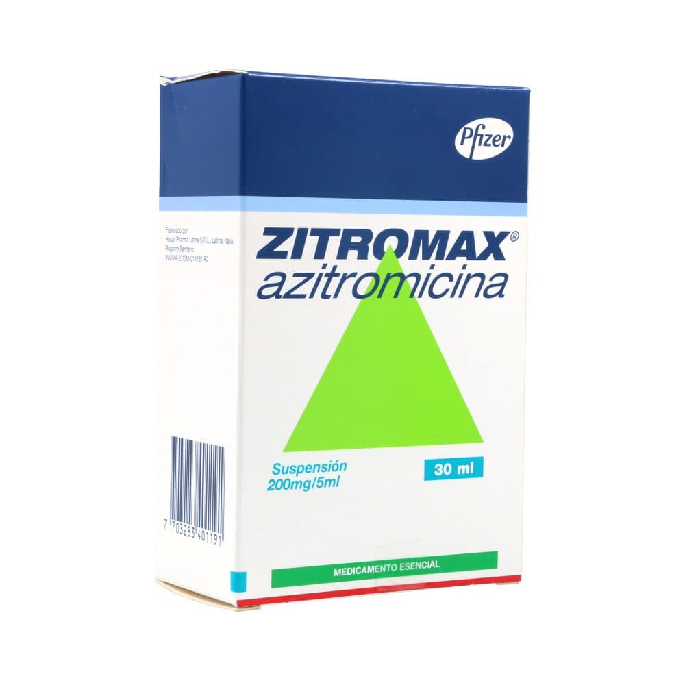 Zitromax 0,04 Suspensión Oral Frasco X 30Ml