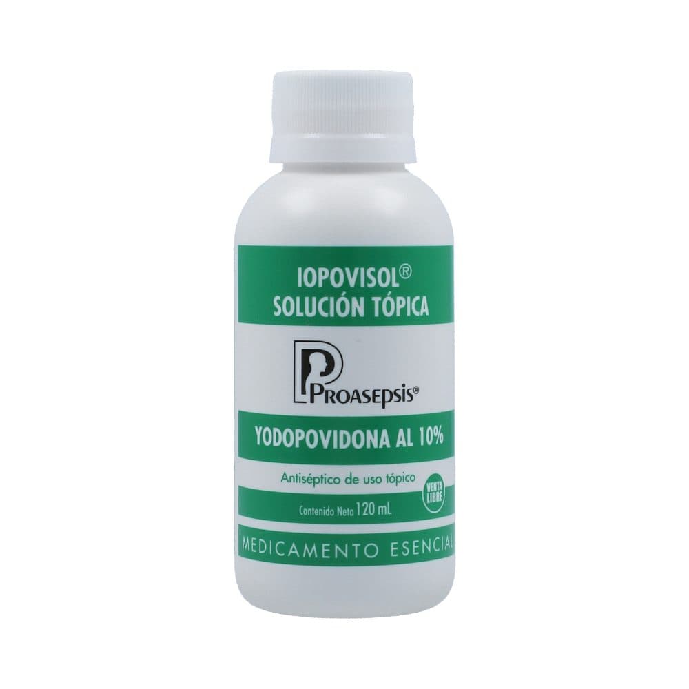 Iopovisol Solución Antiseptica 0.1 Sol Top Frasco X 120 Ml