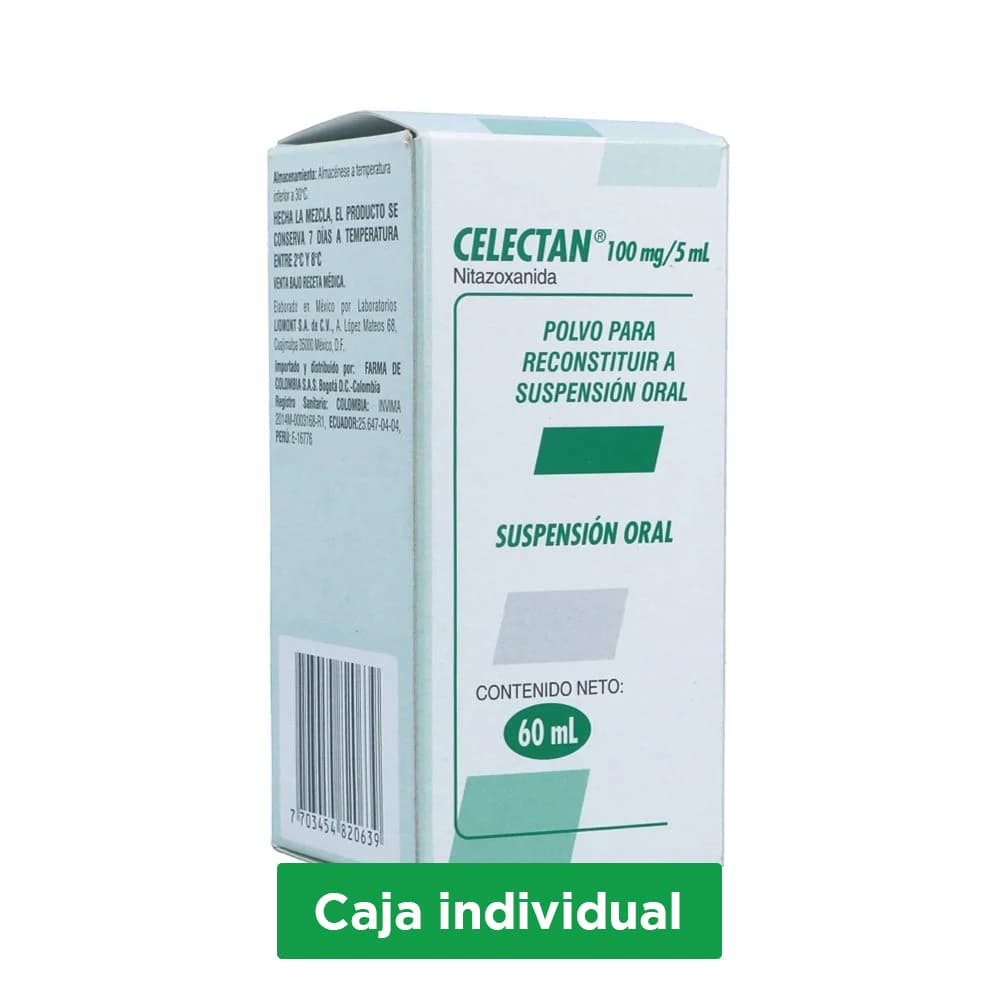 Celectan 100Mg/5Ml Suspensión Oral Frasco X 60Ml