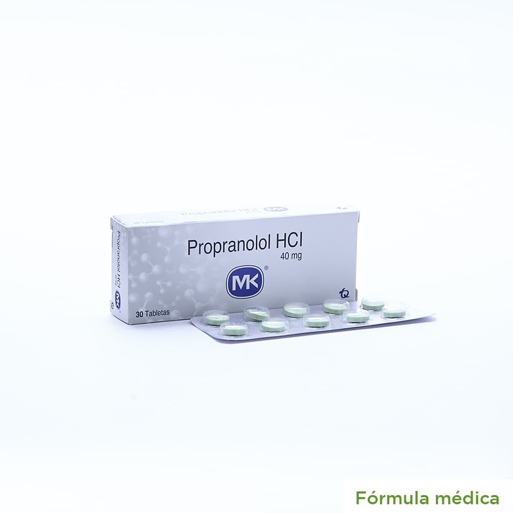 Propranolol 40Mg Tabla Caja X 30