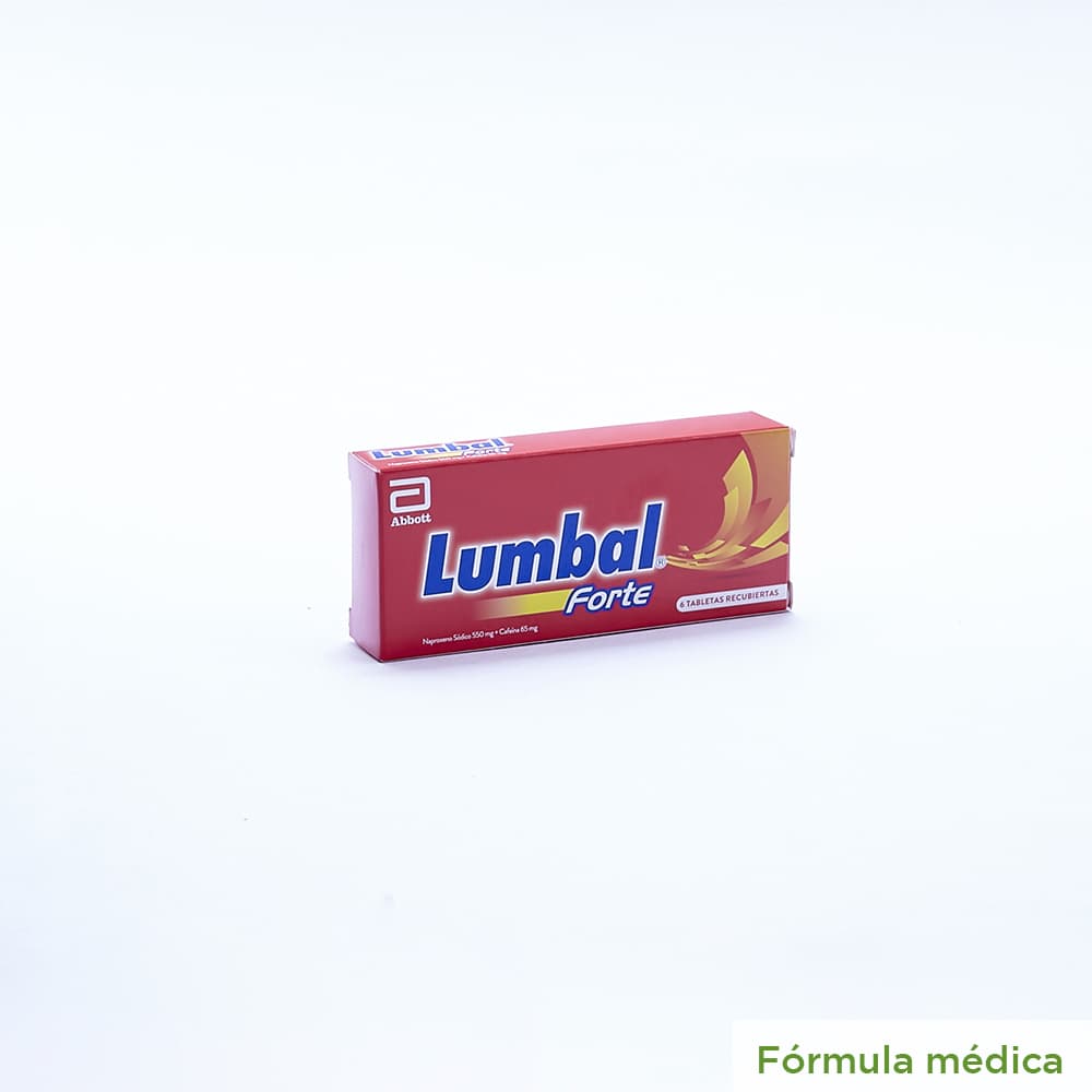 Lumbal Forte (65+550)Mg Tableta Reccubierta Caja X 6