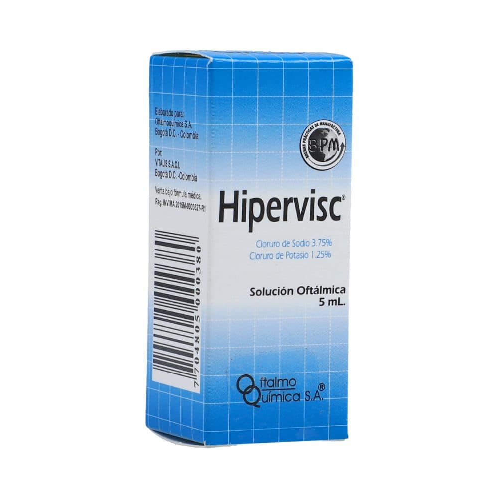 Hipervisc Solución Oftálmica (30Mg+10Mg)/Ml Frasco X 5Ml