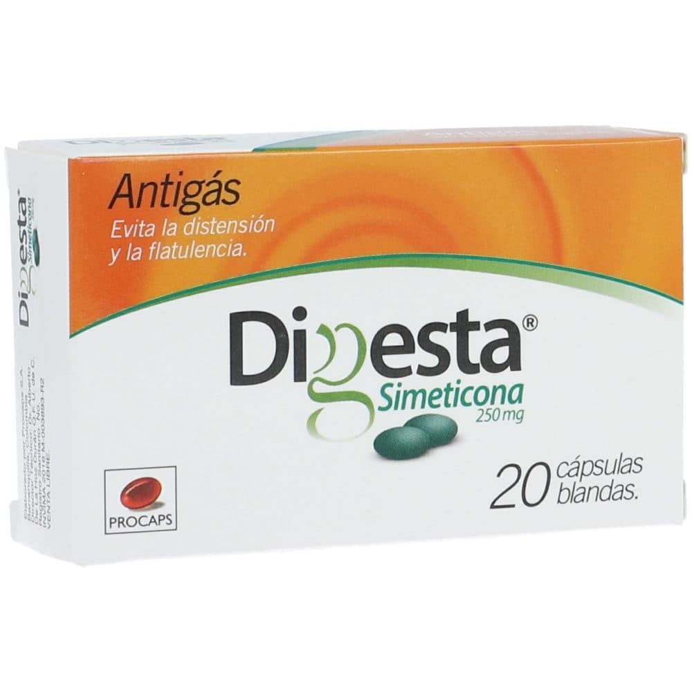 Digesta Cápsulas Blandas 250 Mg Caja X 20