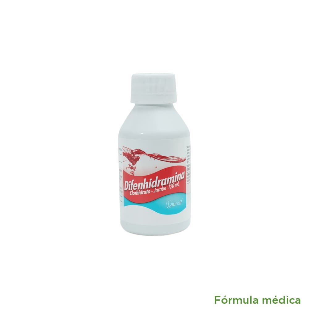 Difenhidramina Clorhidrato 12.5Mg/5Ml(0.25%) Jarabe Frasco X 120Ml Laproff