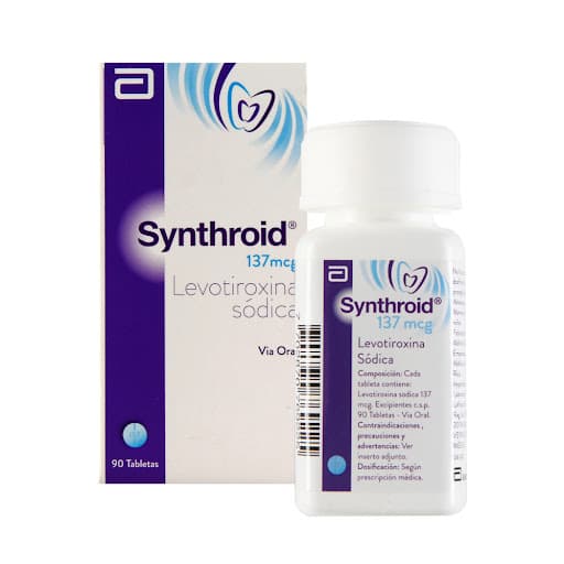 Synthroid 137Mcg Frasco X 90 Tabletas