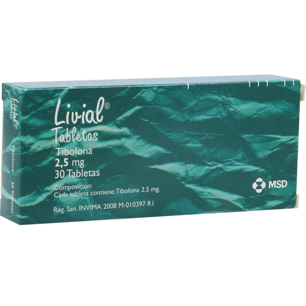 Livial 2.5Mg Caja X 30 Tabletas