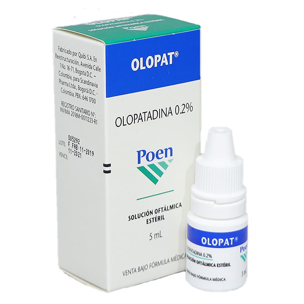 Olopat Solución Oftálmica Estéril 2 Mg/Ml (0.2%) Frasco X 5Ml