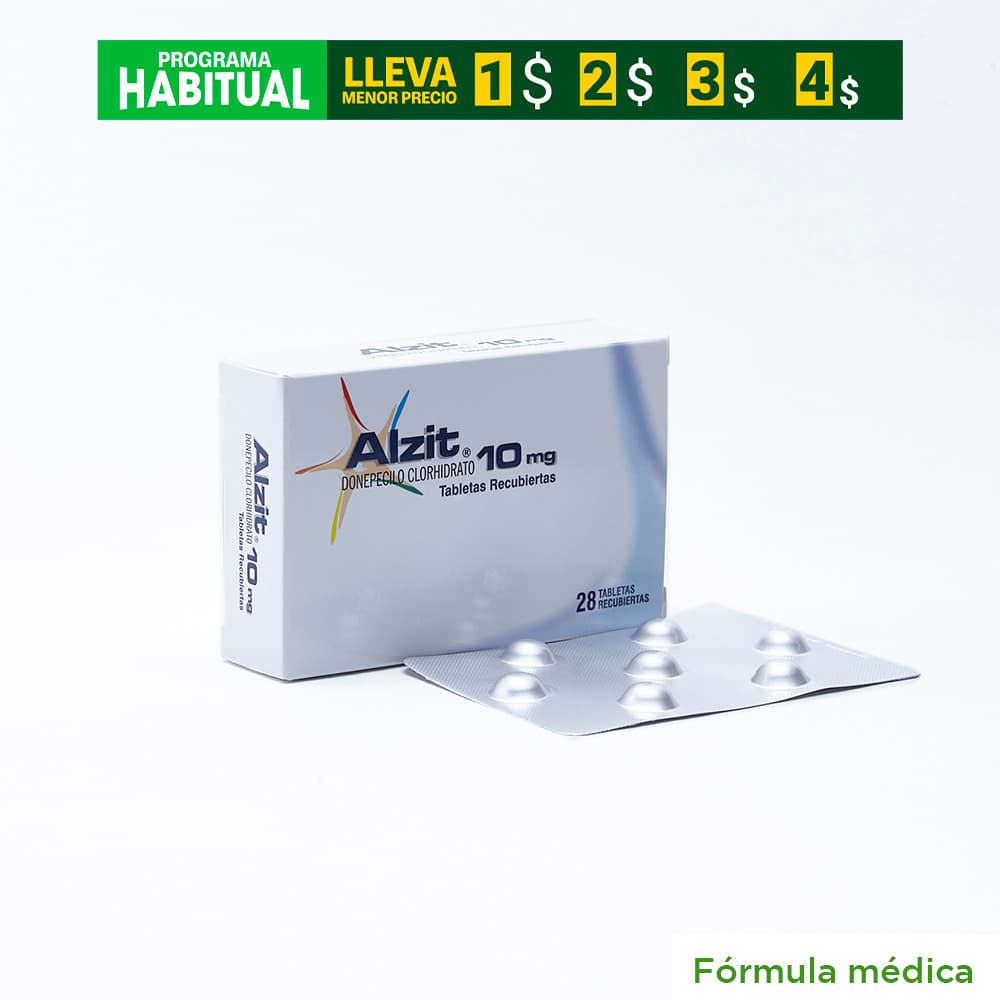 Alzit Tabletas Recubiertas 10 Mg Caja X 28