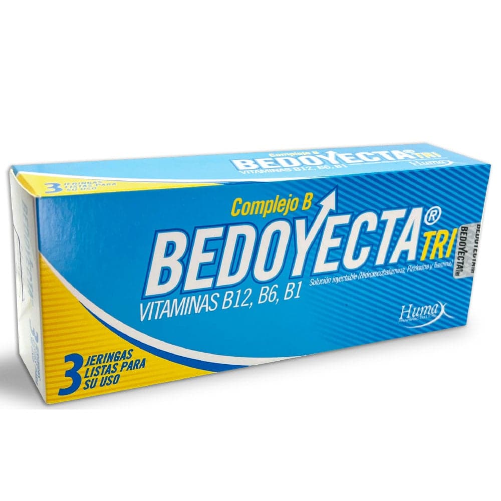 Bedoyecta Tri Complejo B Solución Inyectable Jeringas Prellenadas Caja X 3