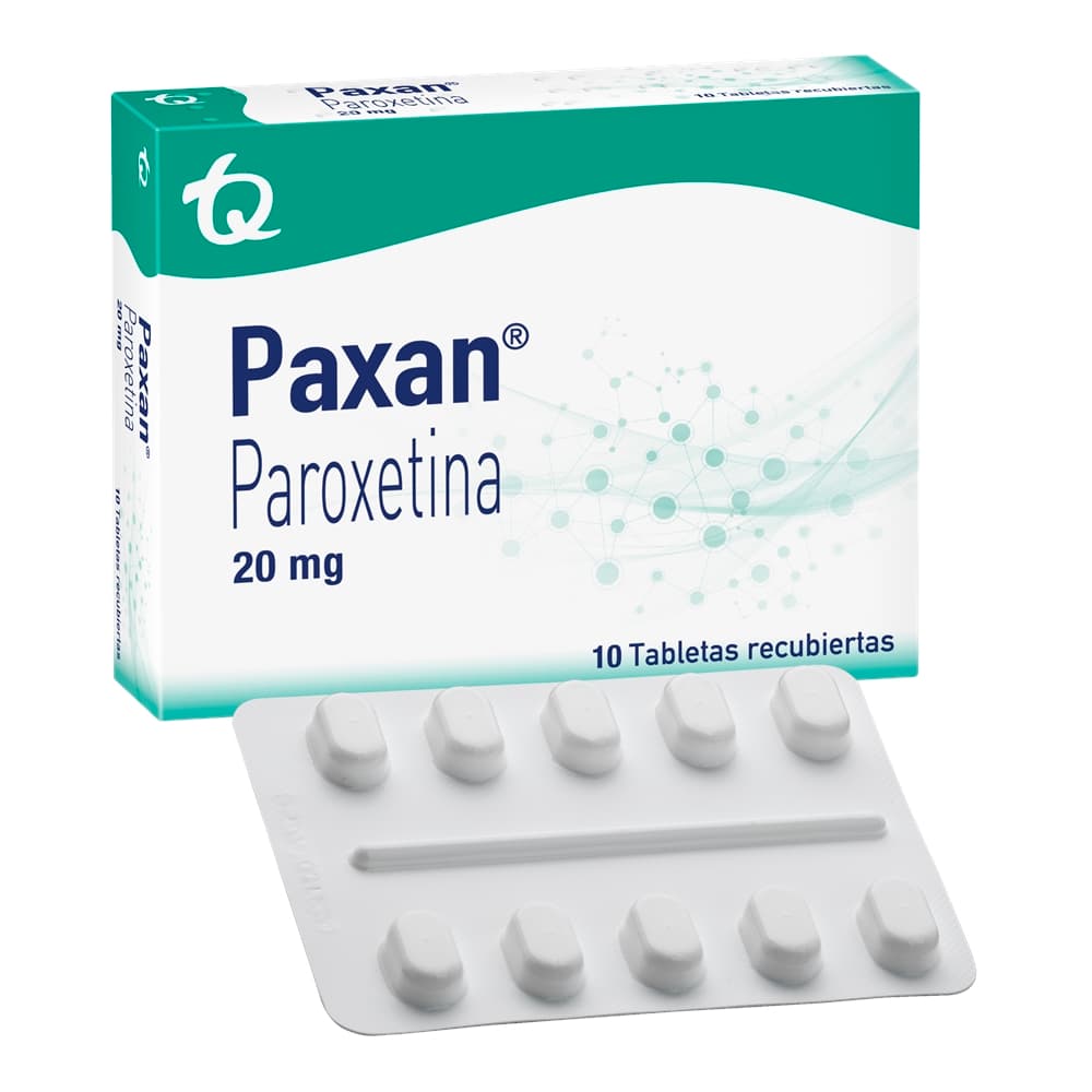 Paxan 20Mg Caja X 10 Tabletas
