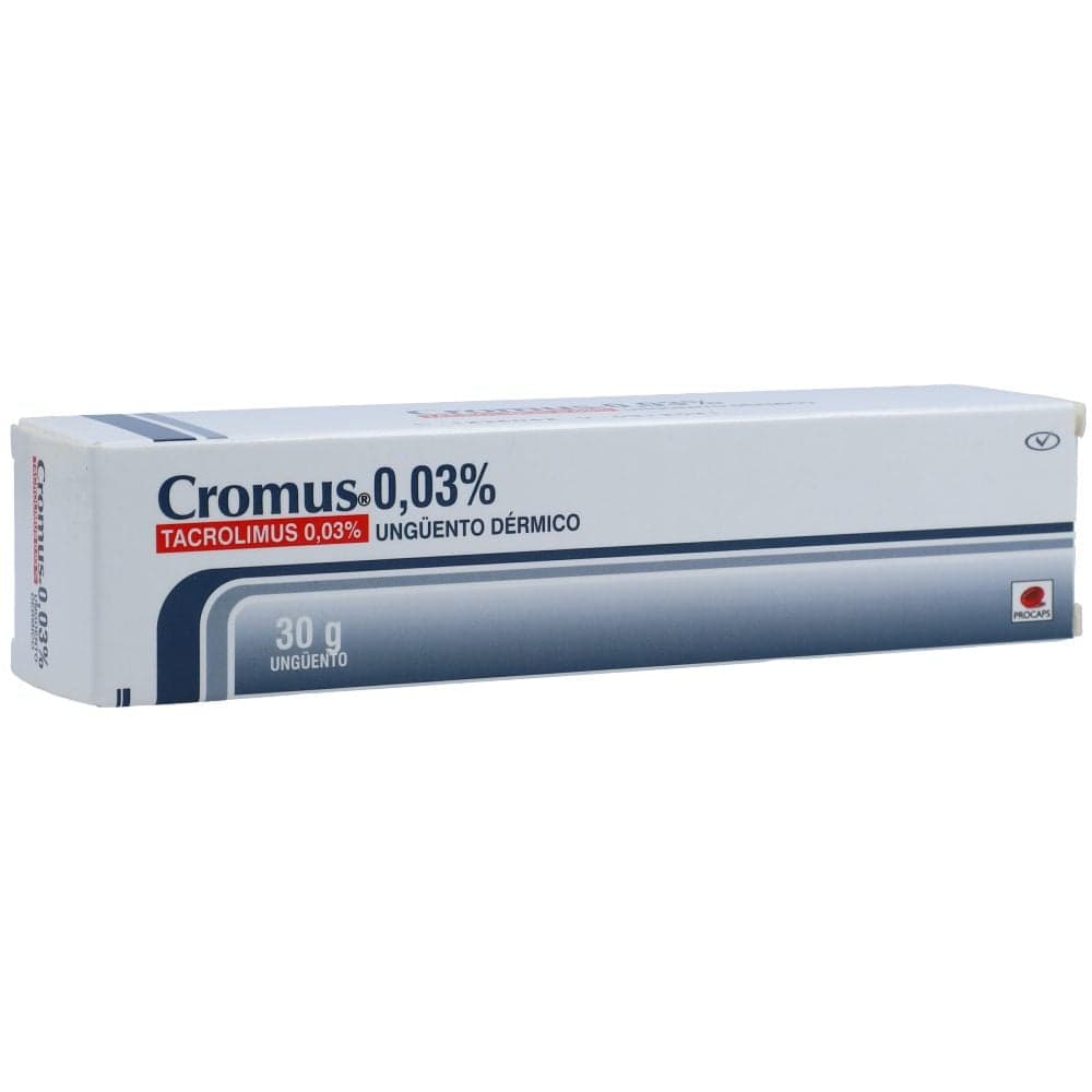 Cromus Unguento Dérmico 0.03% Tubo X 30 Gr
