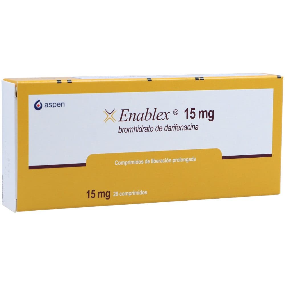 Enablex Tabletas Liberación Prolongada 15Mg Caja X 28