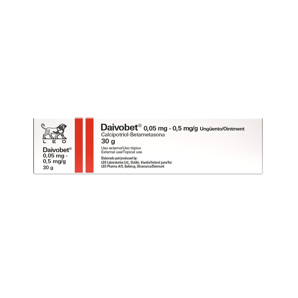 Daivobet Ungüento 50Mcg+0.5Mg Tubo X 30 Gr