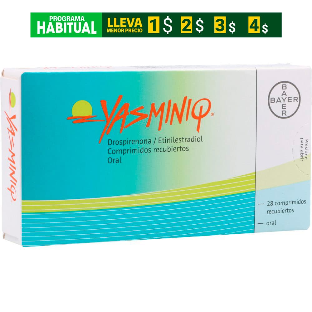 Yasminiq 3Mg+0.02Mg Caja X 28 Grageas