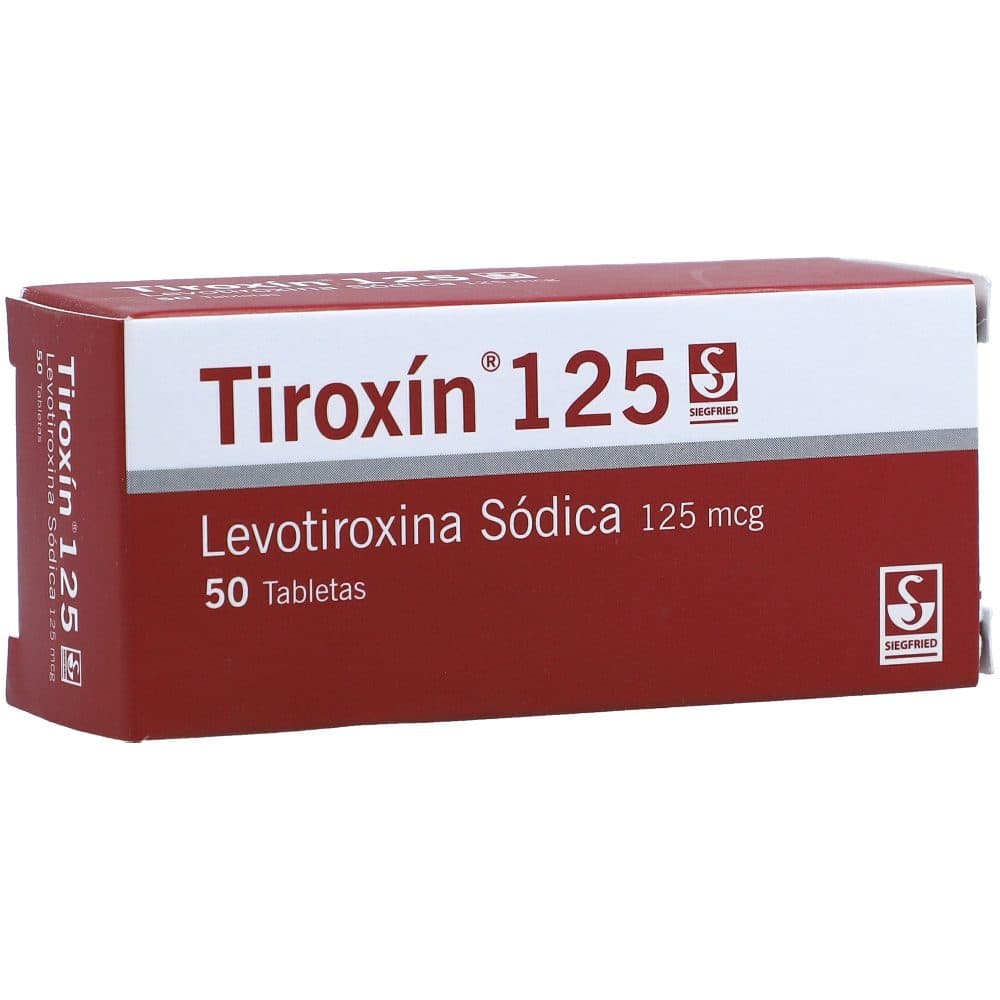 Tiroxin 125Mcg Caja X 50 Tabletas