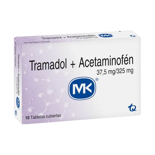 Acetaminofen+Tramadol (325+37.5)Mg Tabletas Caja X 10 Mk