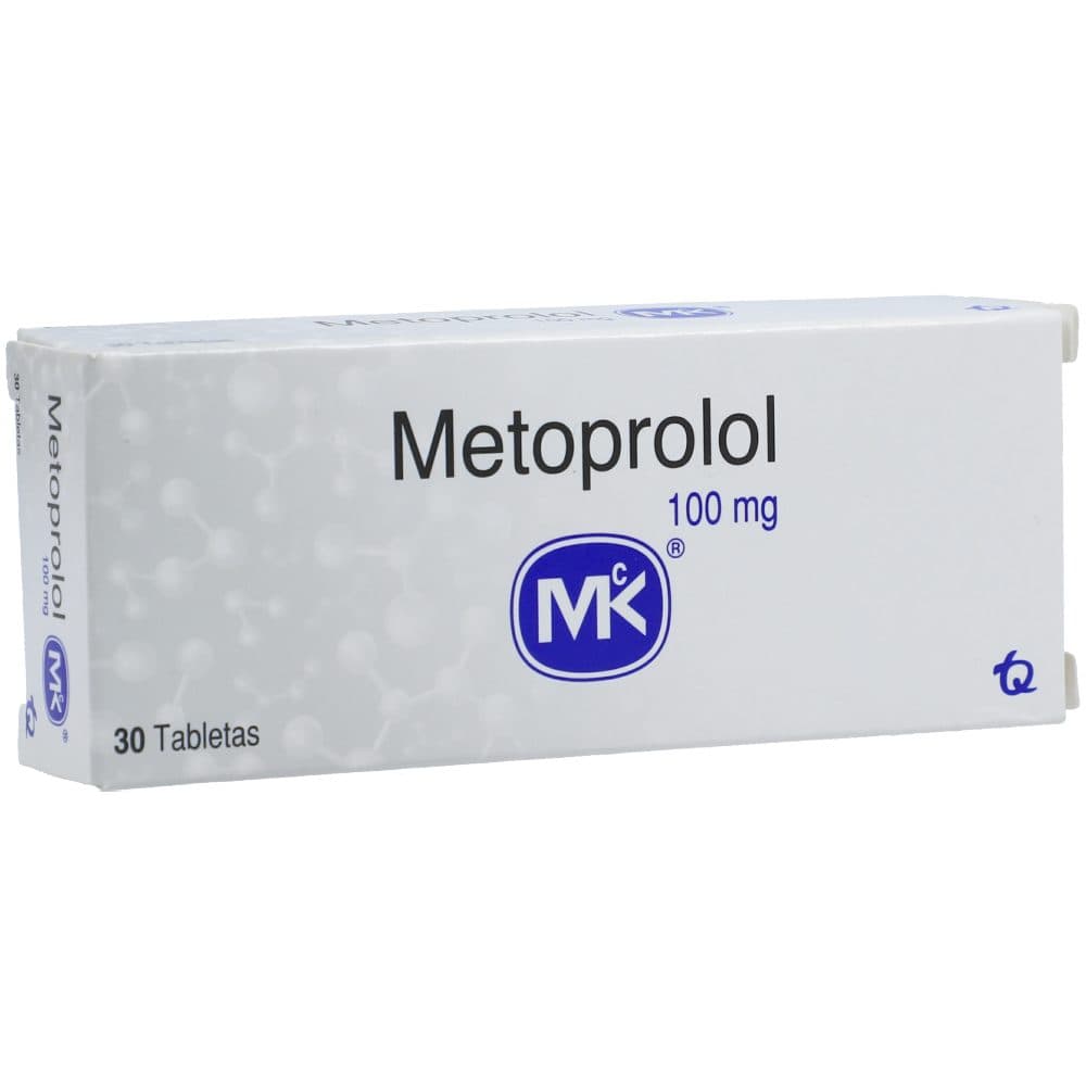 Metoprolol Mk 100Mg Caja X 30 Tabletas