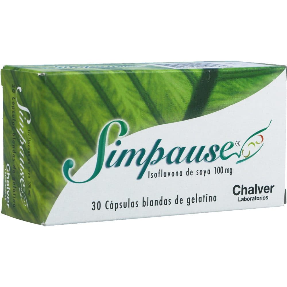 Simpause Isoflavona De Soya 100Mg Caja X 30 Cápsulas Blandas