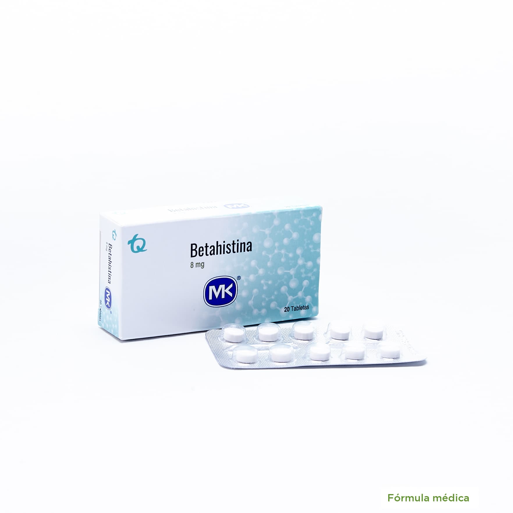 Betahistina Tabletas 8Mg Caja X 20