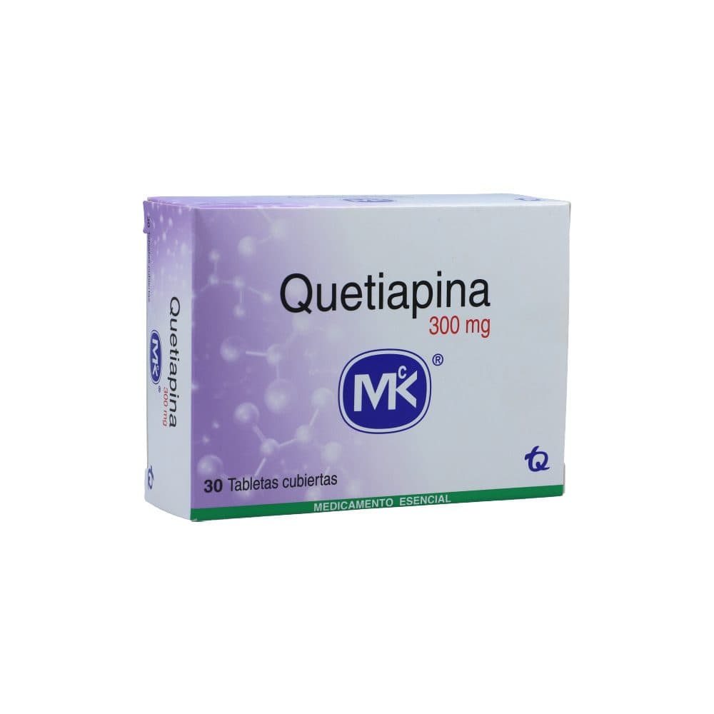Quetiapina Mk 300Mg Caja X 30 Tabletas