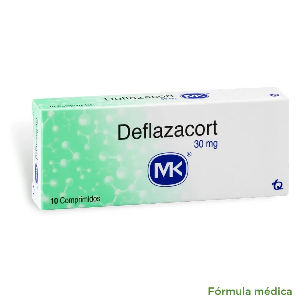 Deflazacort 30Mg Tabletas Caja X 10 Mk