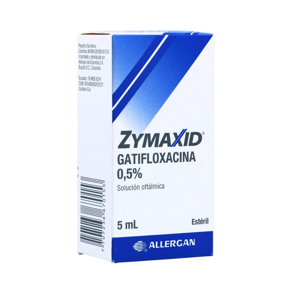 Zymaxid 0.5% Solución Oftalmica Frasco X 5Ml