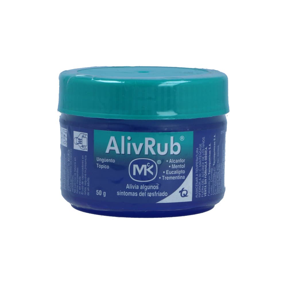 Alivrub 5.26Gr+2.82Gr+1.33Gr+4.67Gr Emulsion Tópica Mk Pote X 50Gr