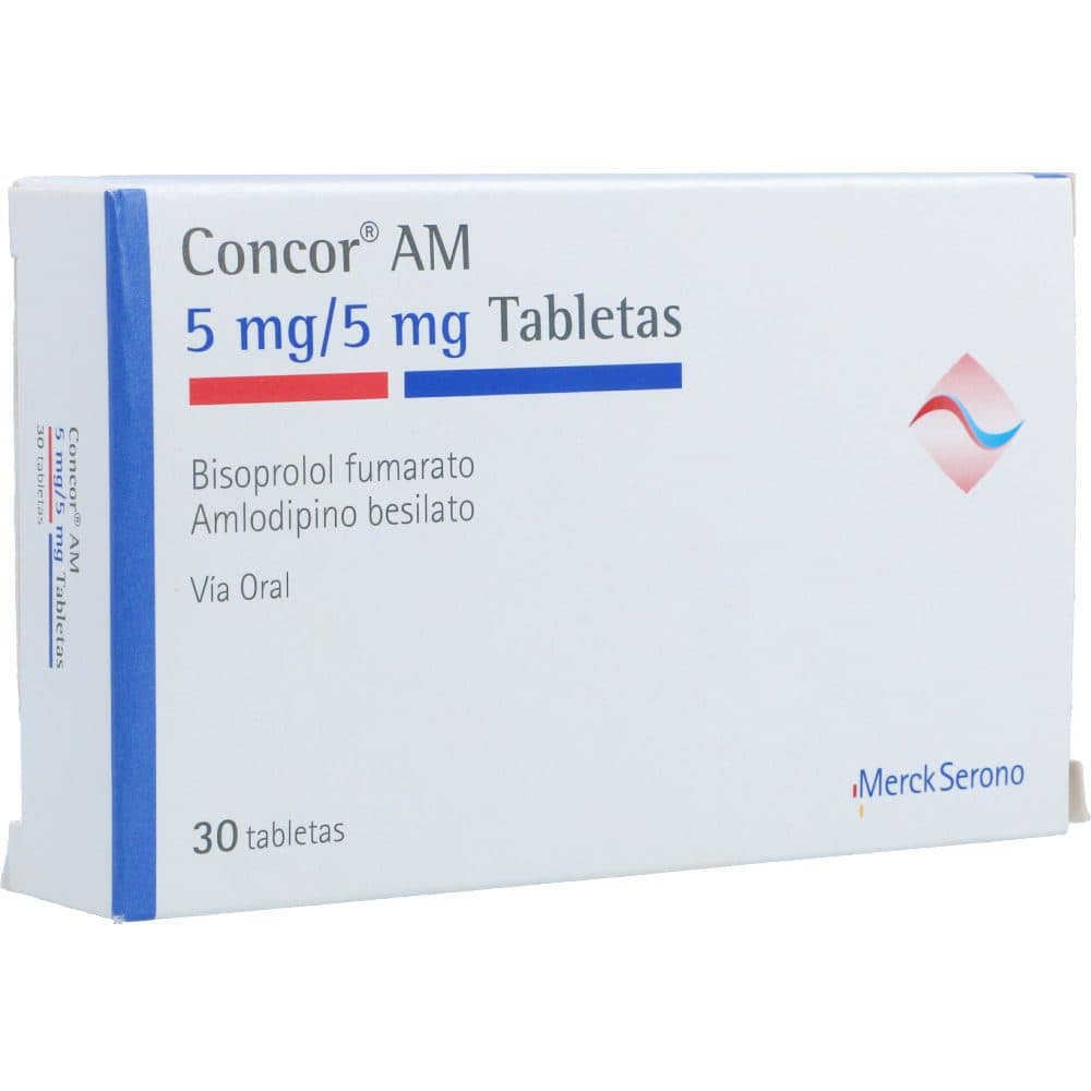 Concor Am Tabletas (5+5)Mg Caja X 30