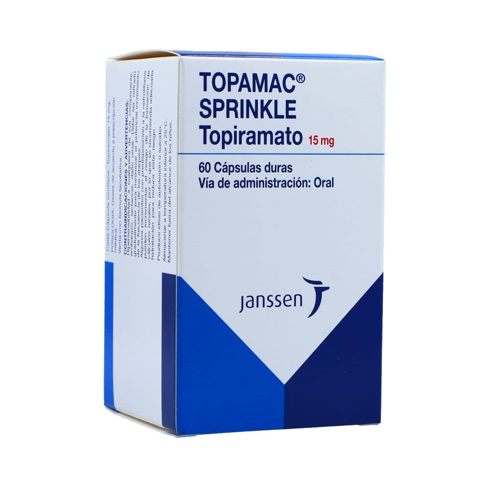Topamac Sprinkle 15Mg Cápsula Dispers Frasco X 60