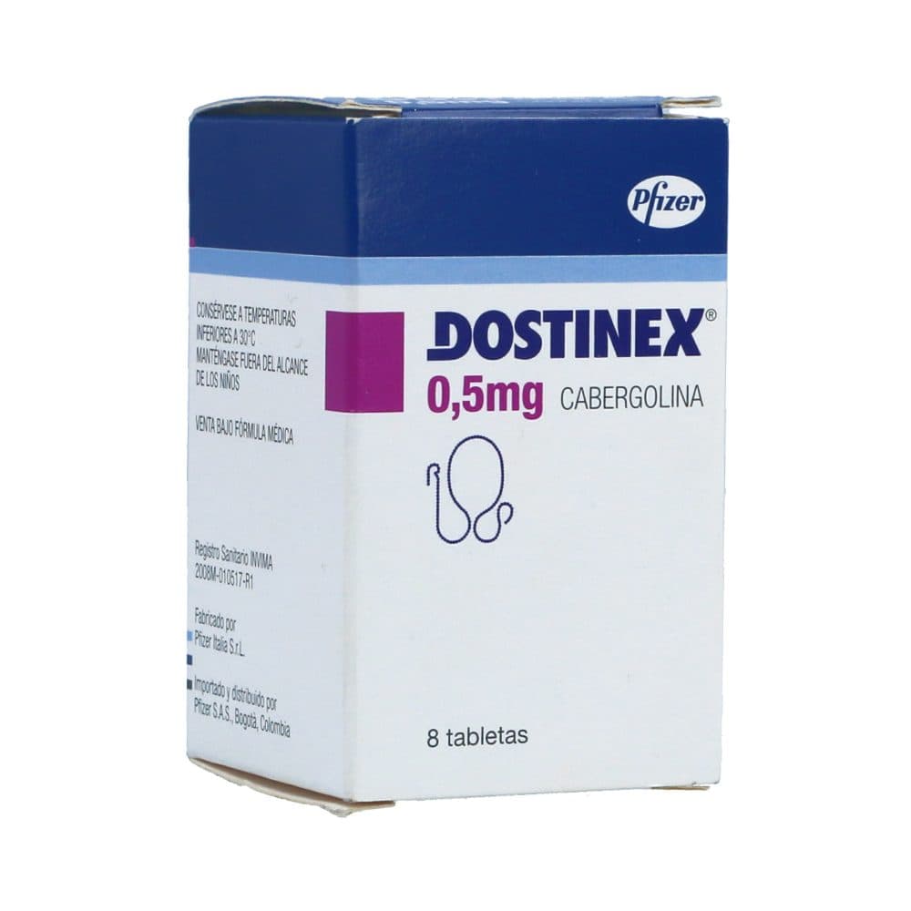 Dostinex Tabletas 0.5Mg Frasco X 8